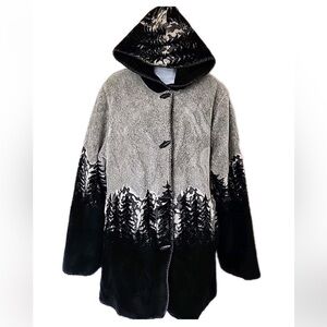 Alpine Studio reversible coat- Size Small